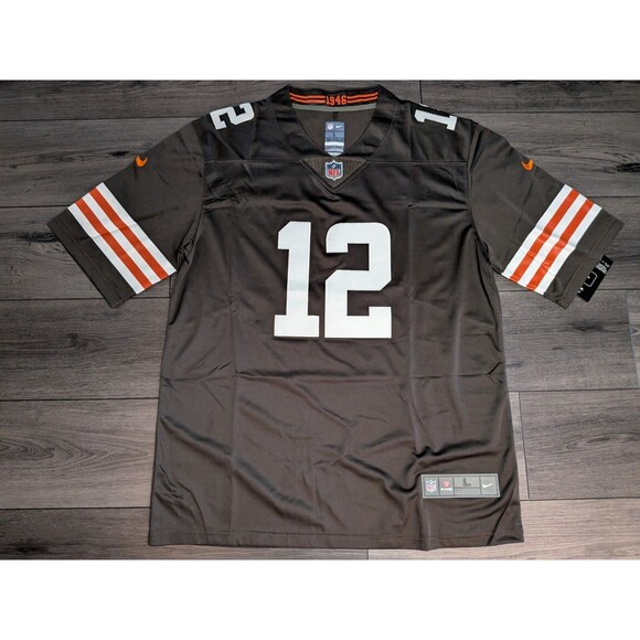 Other - Men's Browns #12 Shedeur Sanders 2025 Stitched Limited Jersey Men's Sizes